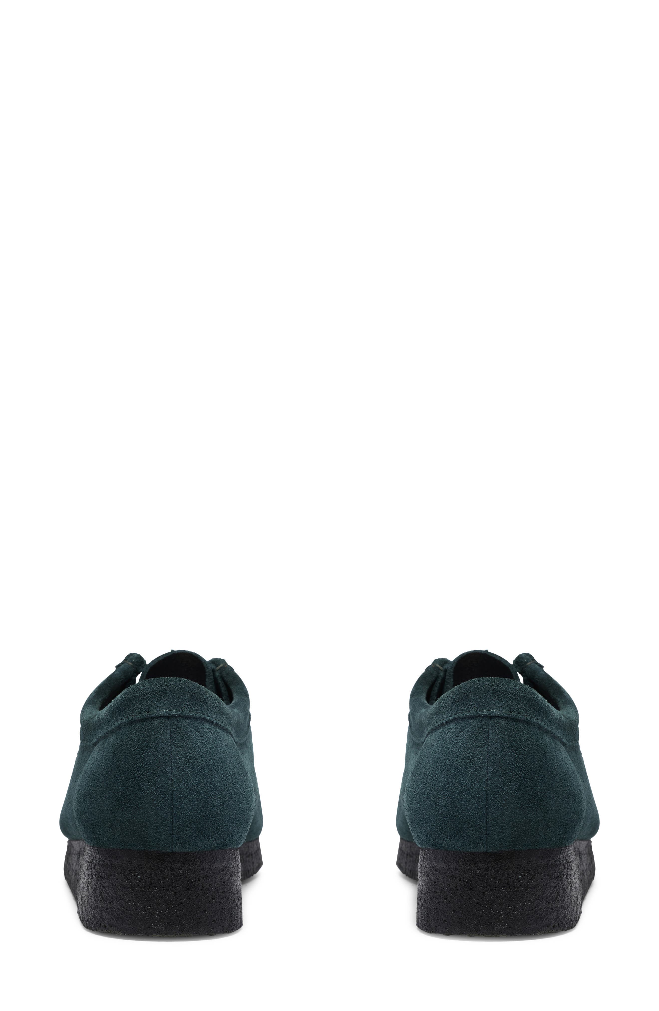 Wallabee Leather Lace-Up Shoe, Alternate, color, DARK TEAL