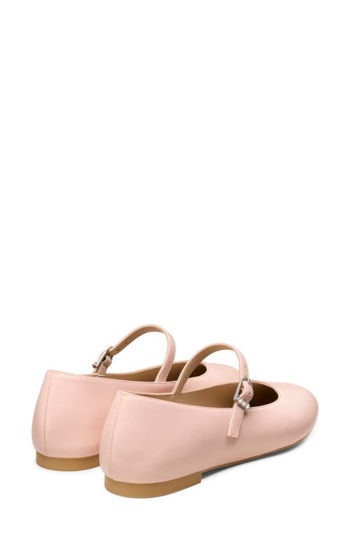 Stuart Weitzman Analeise Mary Jane Flat In Pink