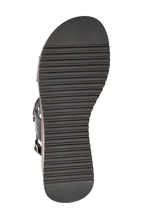Bella Vita Vic Italy Platform Sandal In Black Italian Leather
