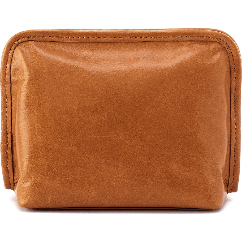 Hobo Beauty Leather Cosmetics Case In Brown