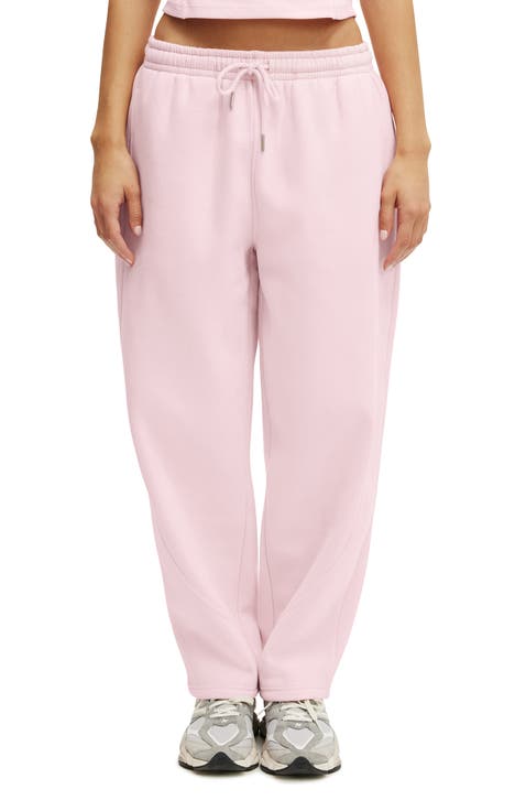 Women's Active Plush Essential Barrel Sweatpant