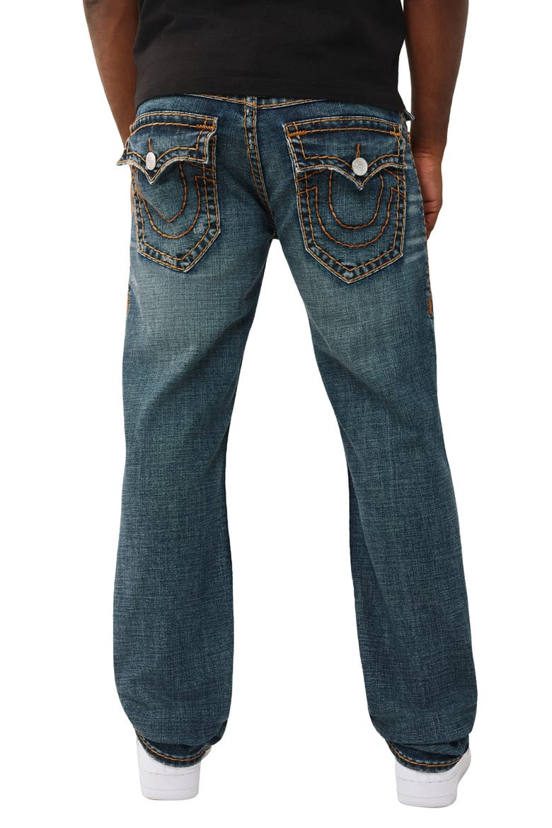 Ricky Super T Flap Straight Jeans, Alternate, color, SIDELINE RAW DARK WASH