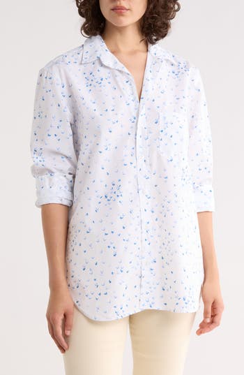 Frank & Eileen Relaxed Fit Cotton Button-Up Shirt in Butterflies at Nordstrom Rack, Size X-Large