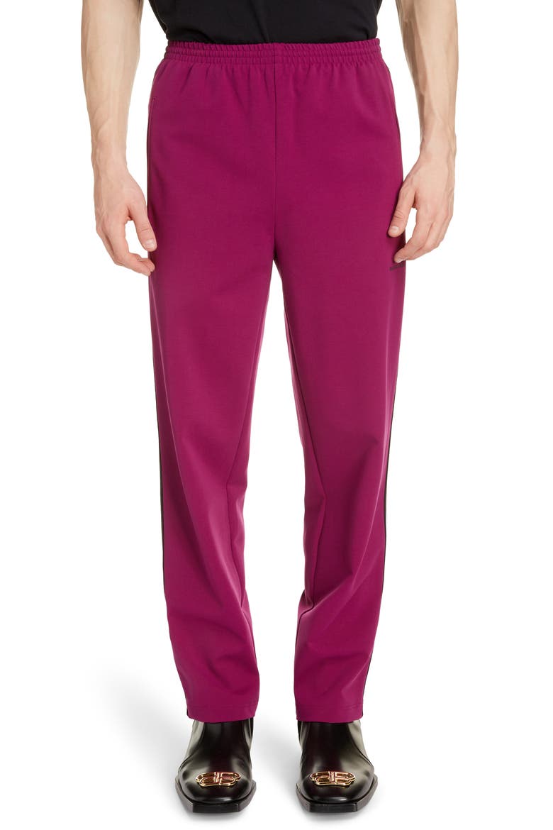 Tracksuit Pants, Main, color, GRAPE/BLACK