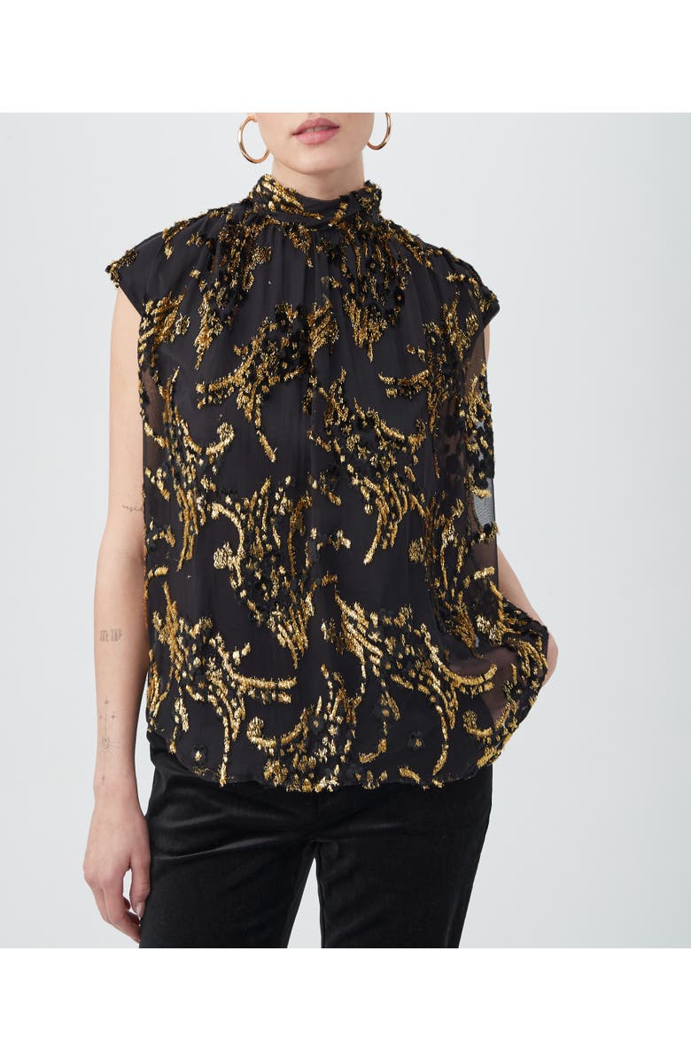 Trina Turk Imogene Top, Main, color, Black