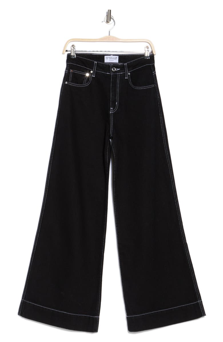 Derek Lam 10 Crosby Coralie High Waist Wide Leg Jeans, Alternate, color, 