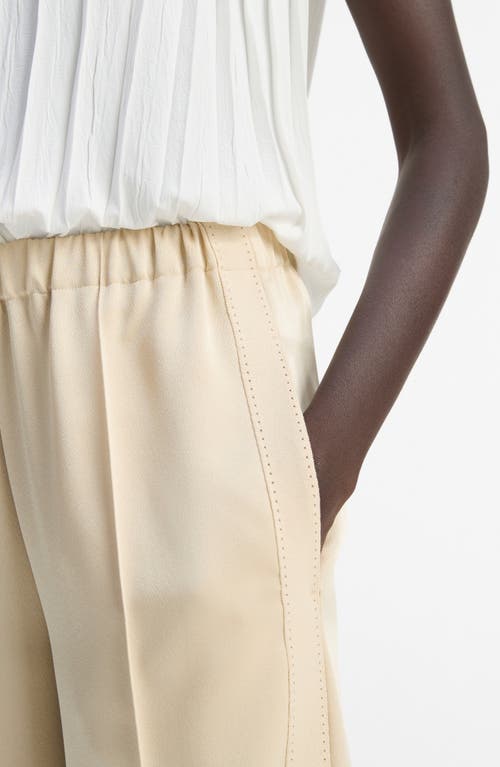 Vince Mid Rise Side Stripe Pants In Neutral