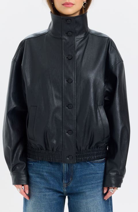 Phantom Faux Leather Jacket