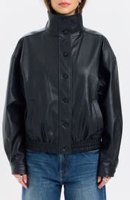 DAZE Phantom Faux Leather Jacket