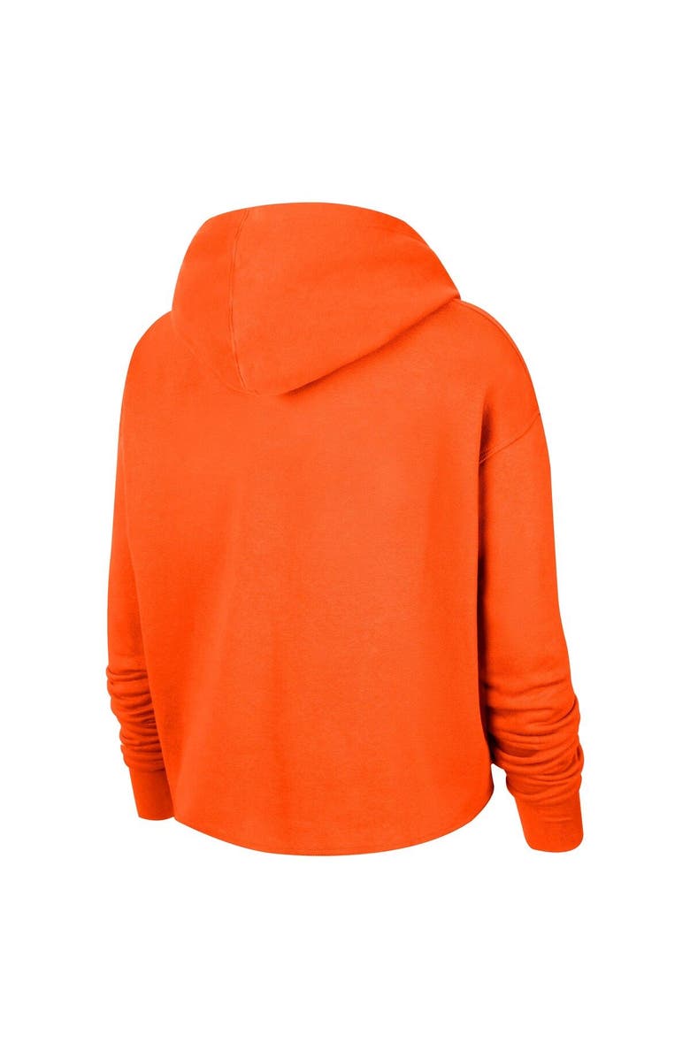 Nike Women's Nike Orange WNBA Logowoman Team 13 Cropped Pullover Hoodie, Alternate, color,