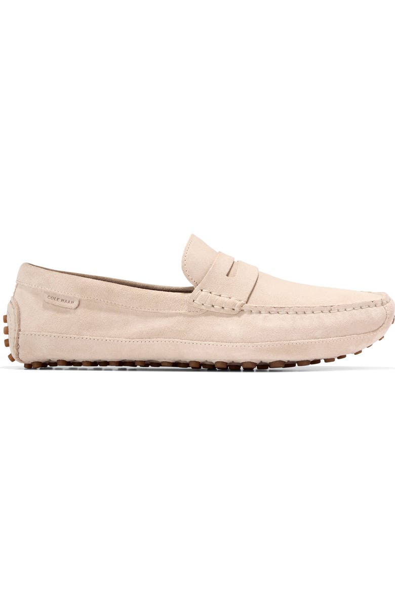 Cole Haan Hall Driving Penny Loafer, Alternate, color, Oxford Tan Suede / Gum