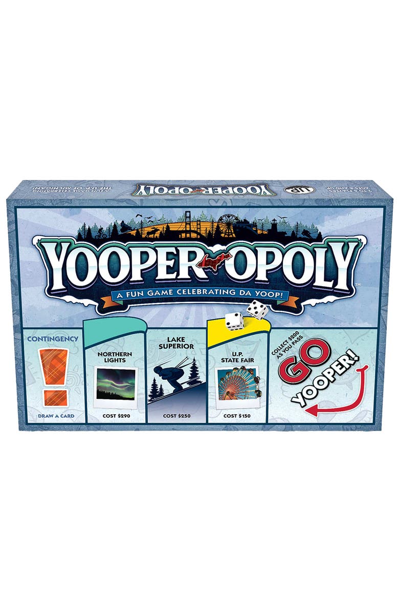 Yooper Opoly Board Game, Main, color, Multicolored