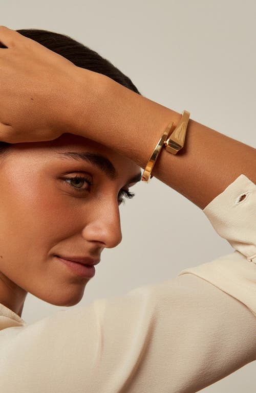 Cxc Diamond Nail Bracelet In Gold
