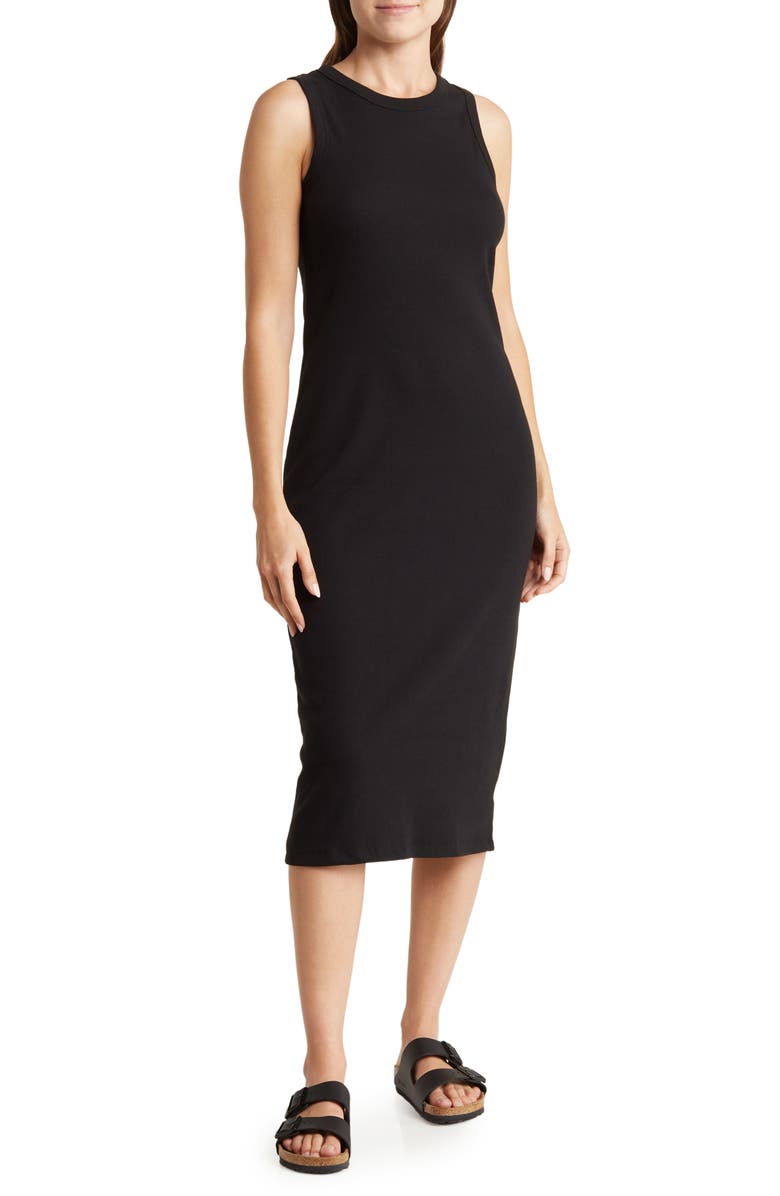 C & C California Belen Ribbed Tank Dress, Main, color, 