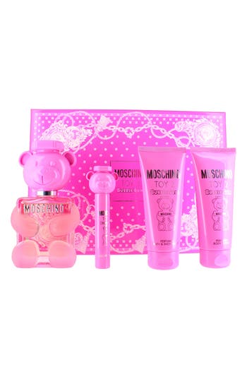 Moschino Toy 2 Bubble Gum Eau De Toilette Set $149 Value In Transparent