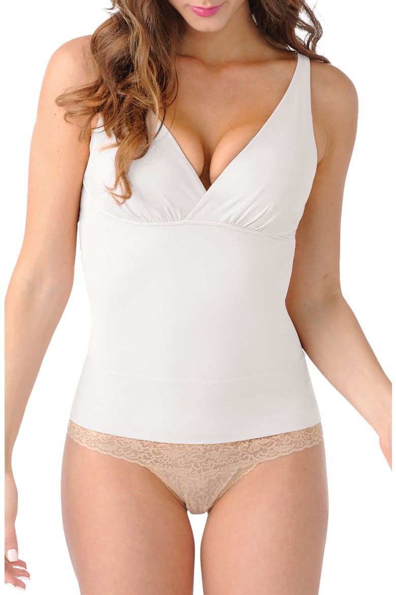 Post Maternity Compression & Nursing Tank, Alternate, color, WHITE