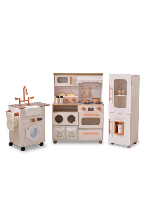 Teamson Kids Little Chef Savannah Play Kitchen & Accessories in White 