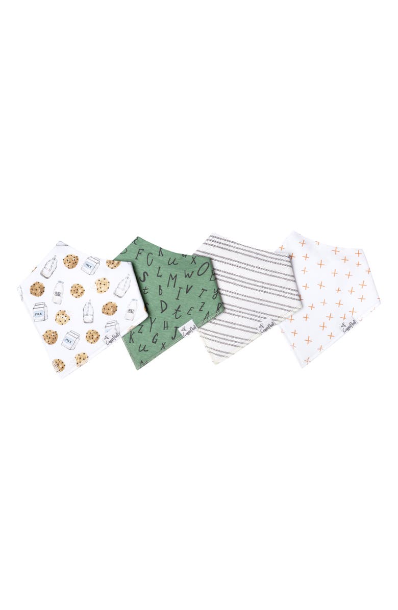 Copper Pearl 4-Pack Bandana Bibs, Alternate, color, Chip