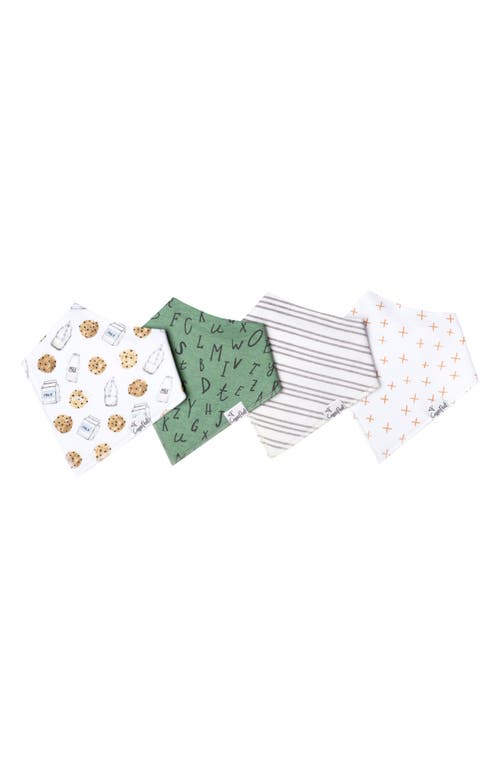 Copper Pearl 4-pack Bandana Bibs In Multi