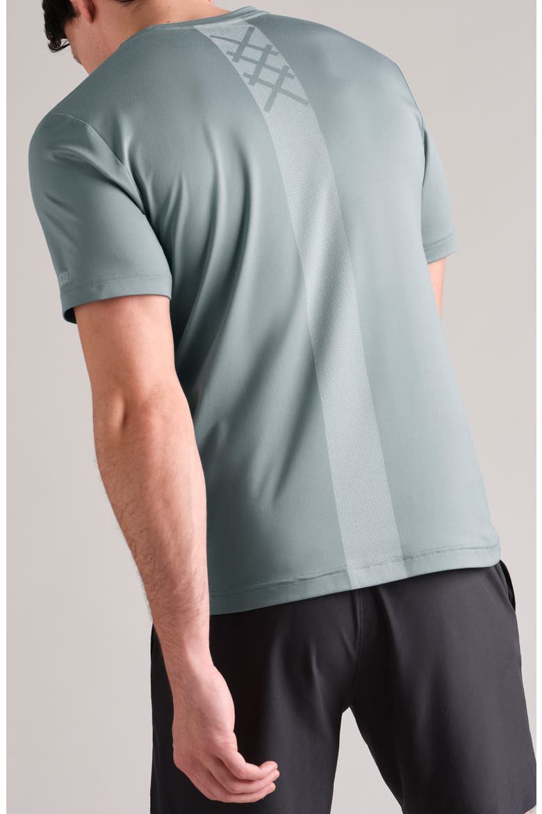 Backspin Performance T-Shirt, Alternate, color, STORMY SEA GR