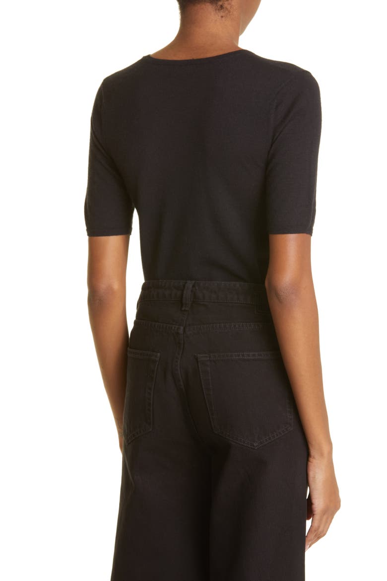 Cotton T-Shirt, Alternate, color, BLACK