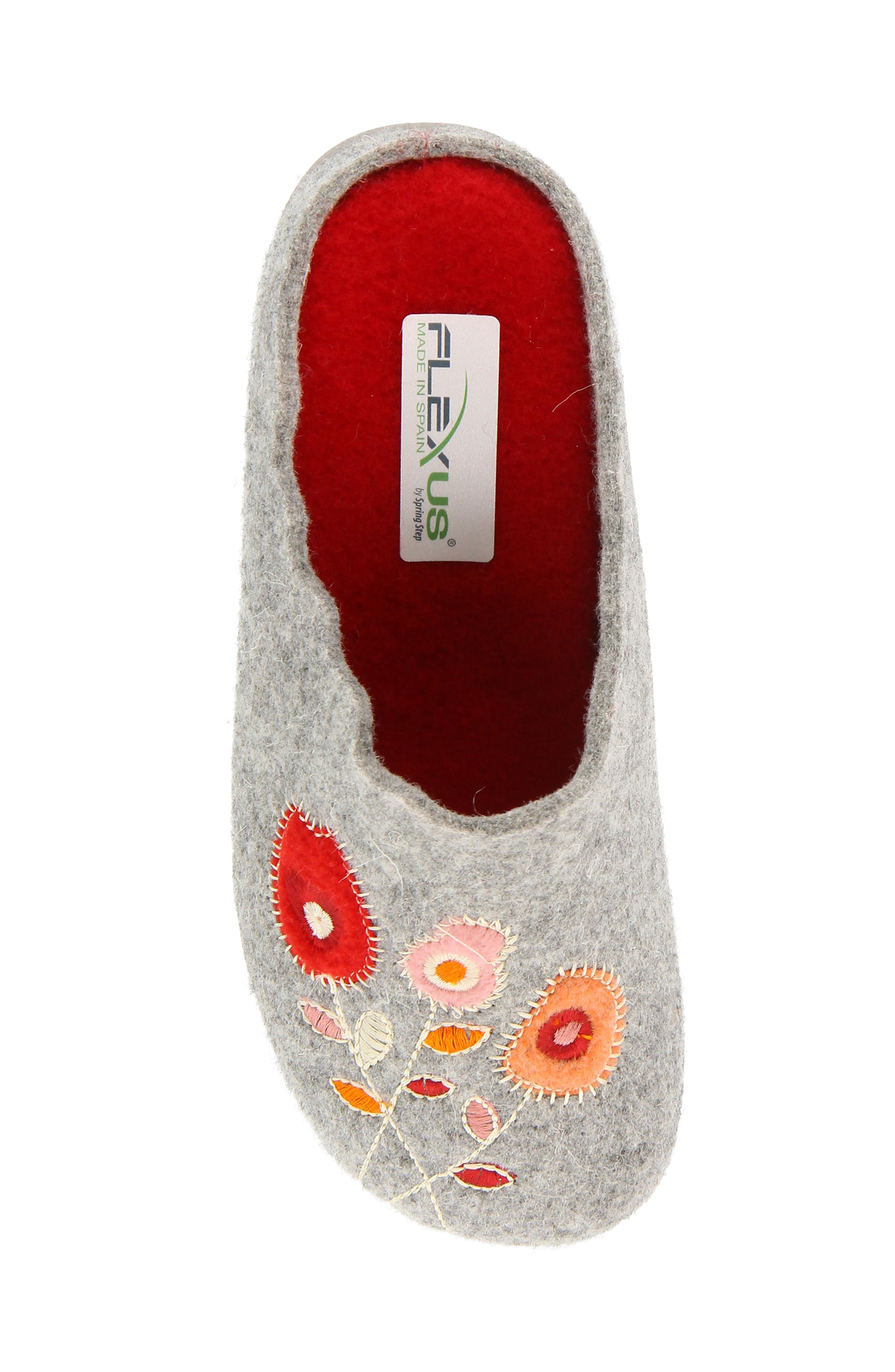 Flexus by Spring Step Wildflower Scuff Slipper, Alternate, color, 