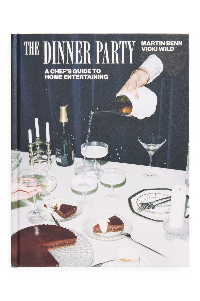 'The Dinner Party: A Chef's Guide to Home Entertaining' Cookbook, Main, color, BLACK MULTICOLOR