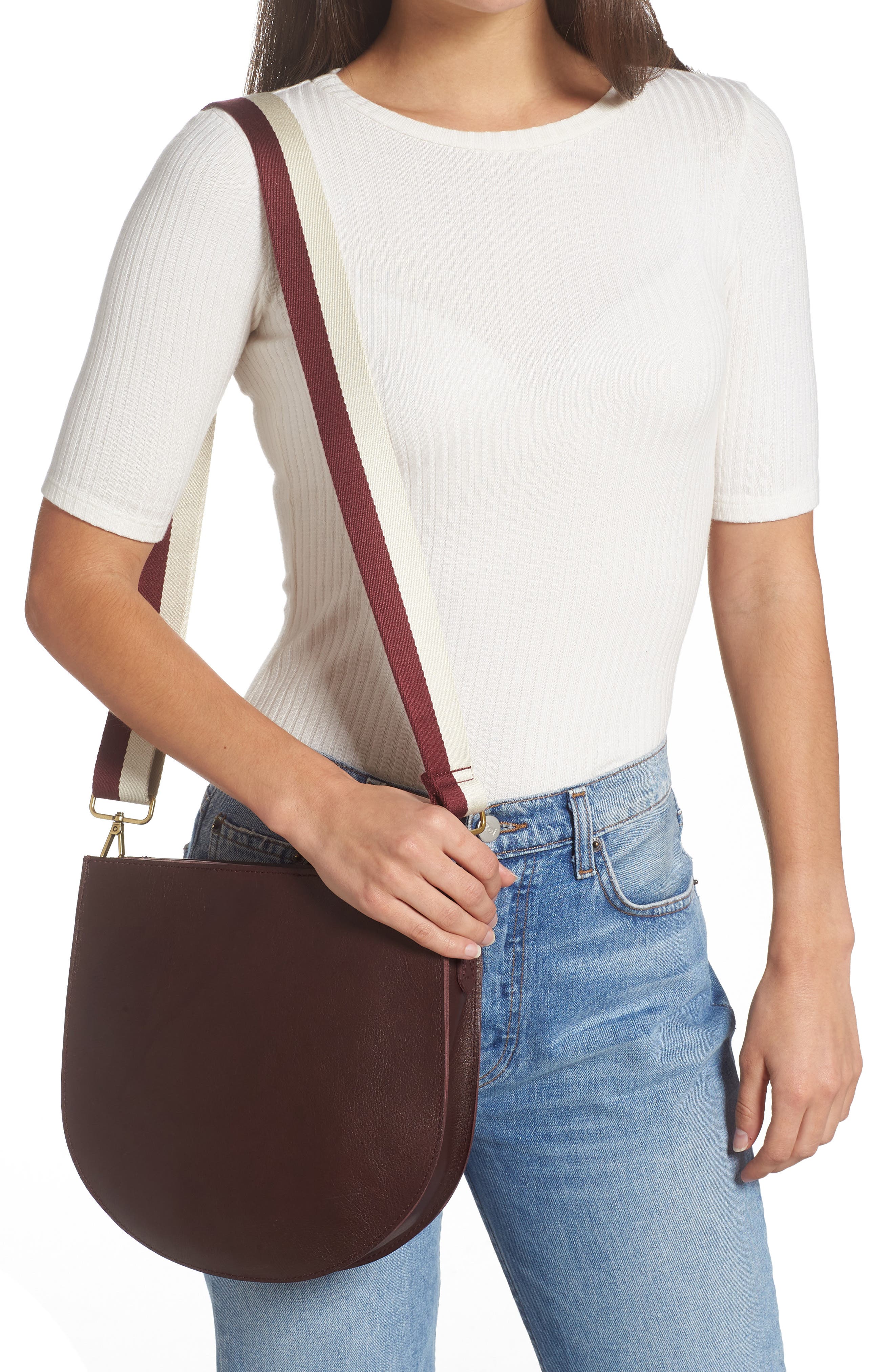 The Transport Saddlebag, Alternate, color, DARK CABERNET