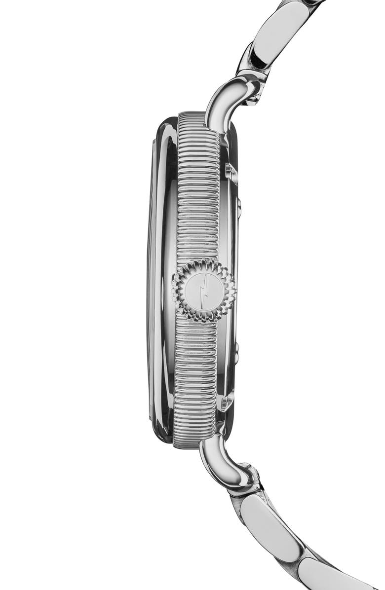 Shinola The Birdy Moon Phase Bracelet Watch, 34mm, Alternate, color, 