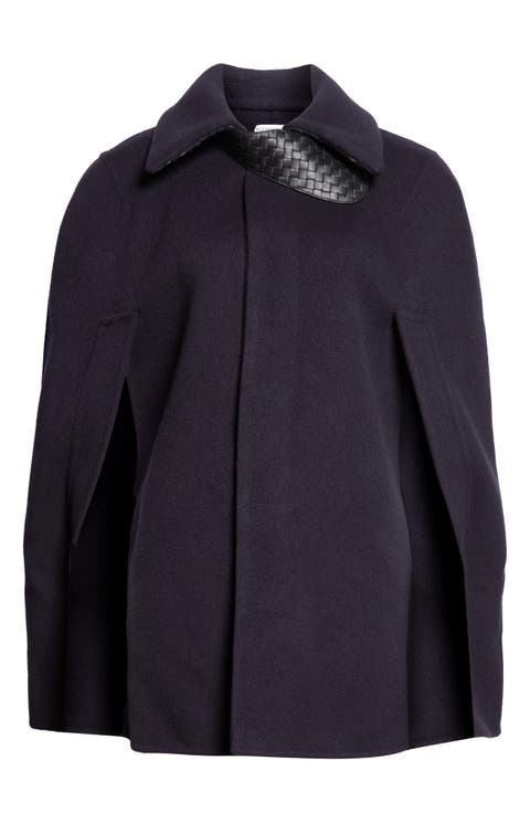 Wool & Cashmere Intrecciato Cape