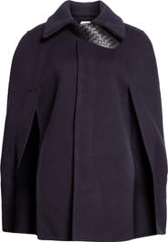 Bottega Veneta Wool & Cashmere Intrecciato Cape