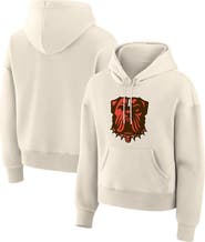 FANATICS Women's Fanatics Cream Cleveland Browns Dove Legacy Pullover Hoodie
