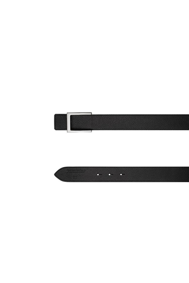 Le Galant Leather Belt, Alternate, color, Black
