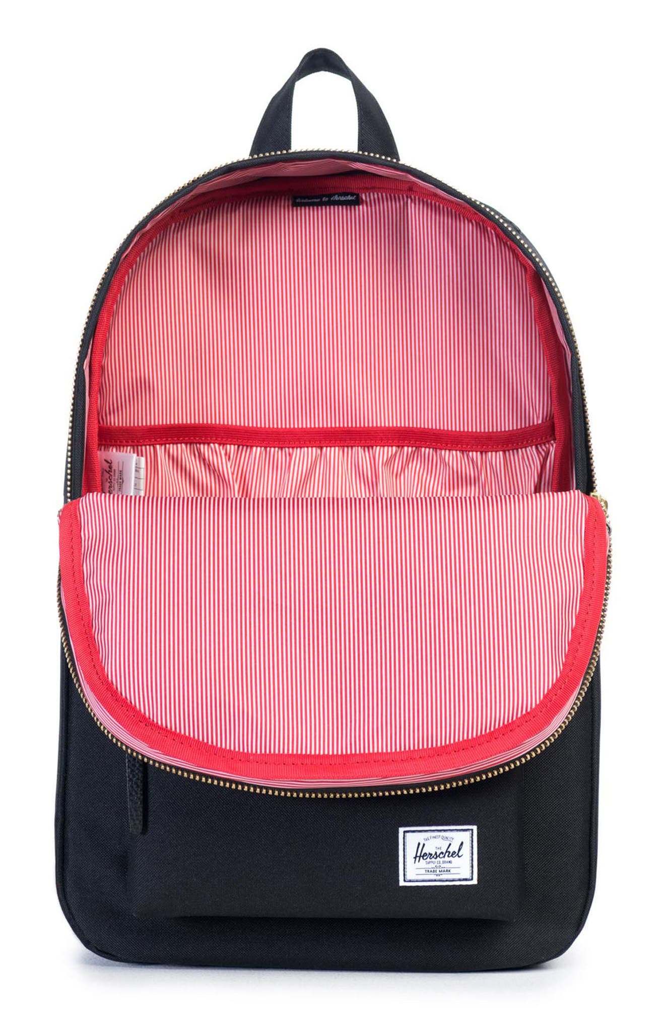 'Settlement Mid Volume' Backpack, Alternate, color, BLACK/BLACK