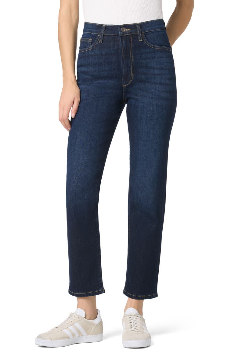 The OG High Waist Ankle Slim Straight Leg Jeans, Main, color, SUFFERAGETTE