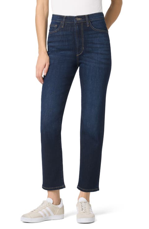 The OG High Waist Ankle Slim Straight Leg Jeans (Suffragette)