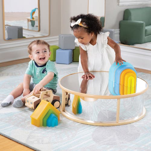 Kaplan Early Learning Company Curious Crawler Mirrored Play Table In Sand