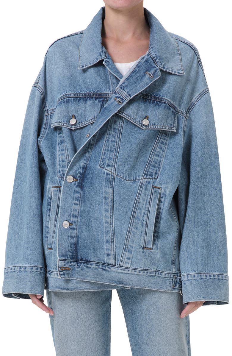 AGOLDE Reworked Wayne Organic Cotton Denim Jacket, Main, color,