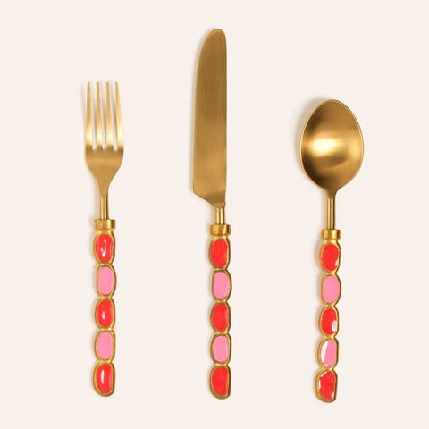 Rampur Set Of 3 Steel Cutlery Maximalist