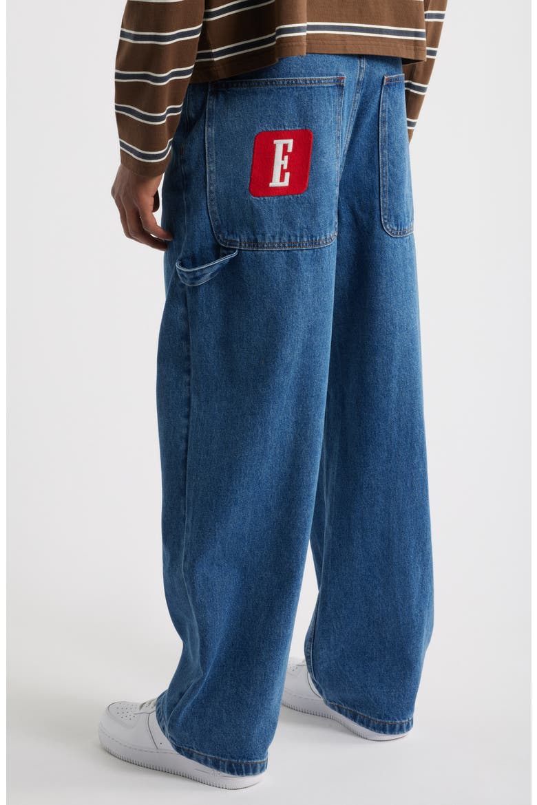 Wood Shop Baggy Wide Leg Carpenter Jeans, Alternate, color, BLUE MEDIUM