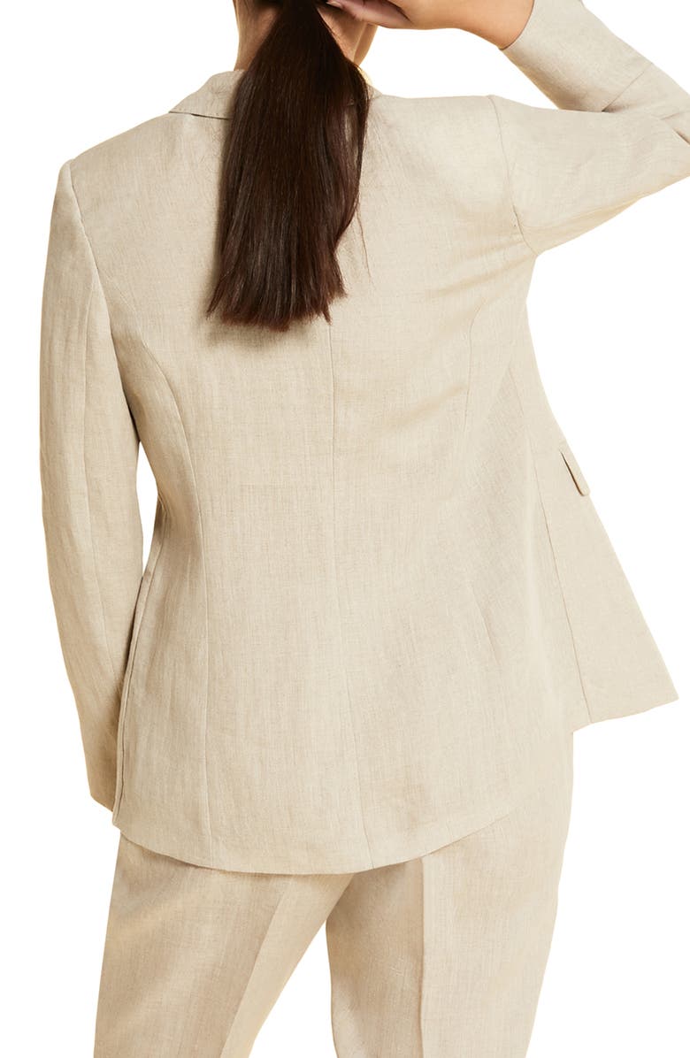 Marina Rinaldi Castano Linen Blazer, Alternate, color,