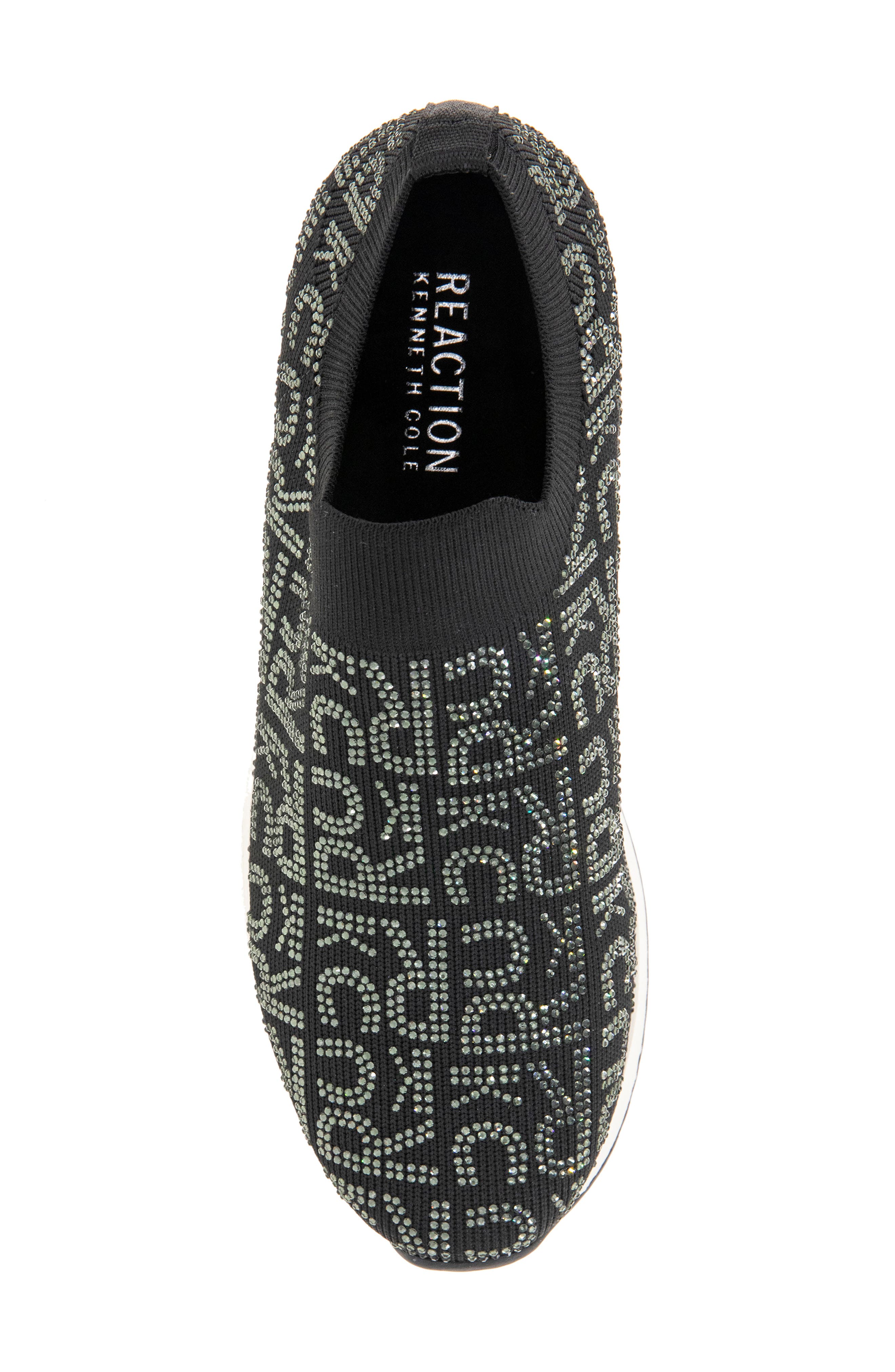 Reaction Kenneth Cole Cameron Jewel Jogger Sneaker, Alternate, color, Black Logo