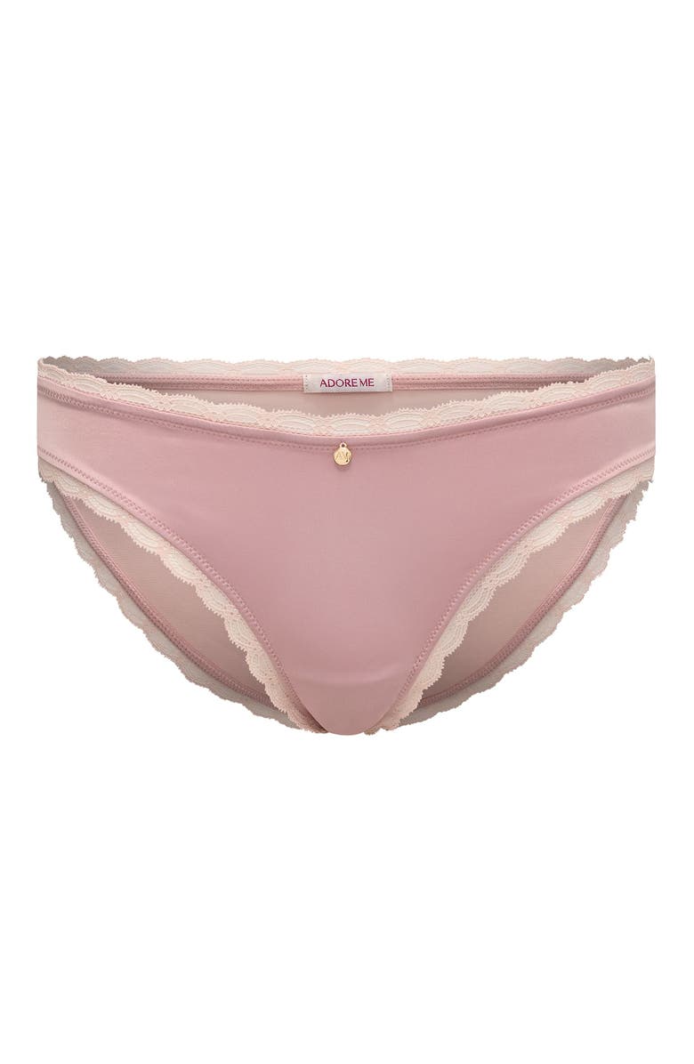 Adore Me Elsie Bikini Panties, Alternate, color, Medium Beige