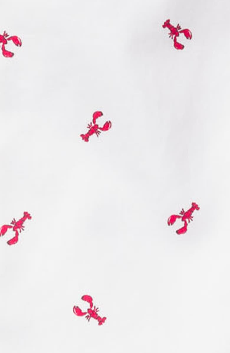 Petite Plume Brixham Lobster Short Romper, Alternate, color, 