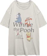 Winnie the Pooh Junior's Sunshine and Friends in Your Heart Short Sleeve Oversized T-Shirt