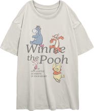 Winnie the Pooh Junior's Sunshine and Friends in Your Heart Short Sleeve Oversized T-Shirt
