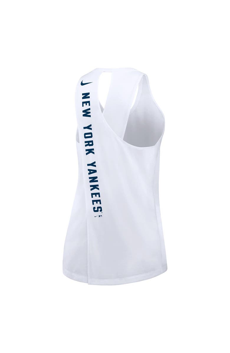 Nike Women's Nike White New York Yankees Team Crossback Tank Top, Alternate, color,