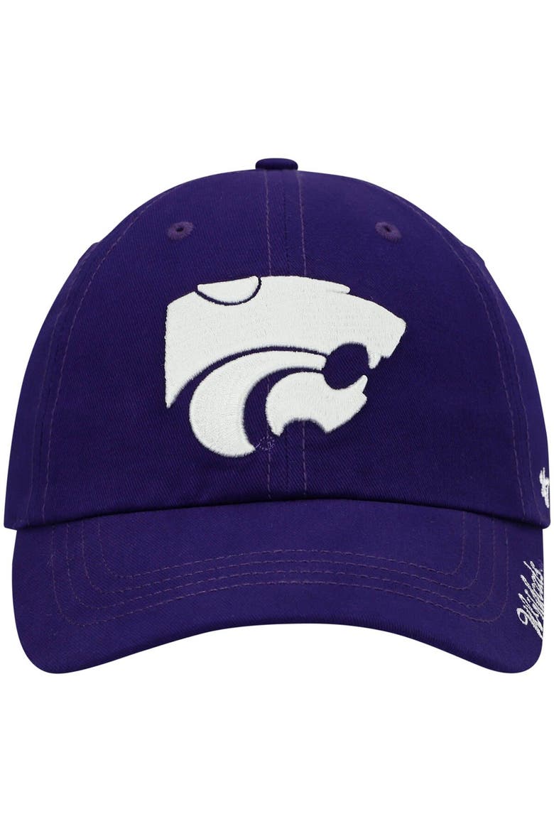 Women's '47 Purple Kansas State Wildcats Miata Clean Up Logo Adjustable Hat, Alternate, color, Purple