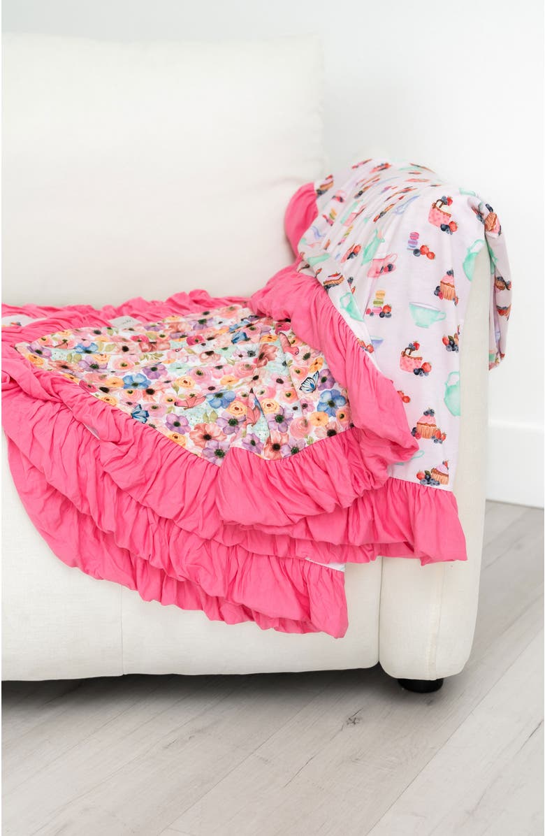 Laree + Co Lillian's Garden Butterflies 2-Piece Long Sleeve Set, Alternate, color, Pink