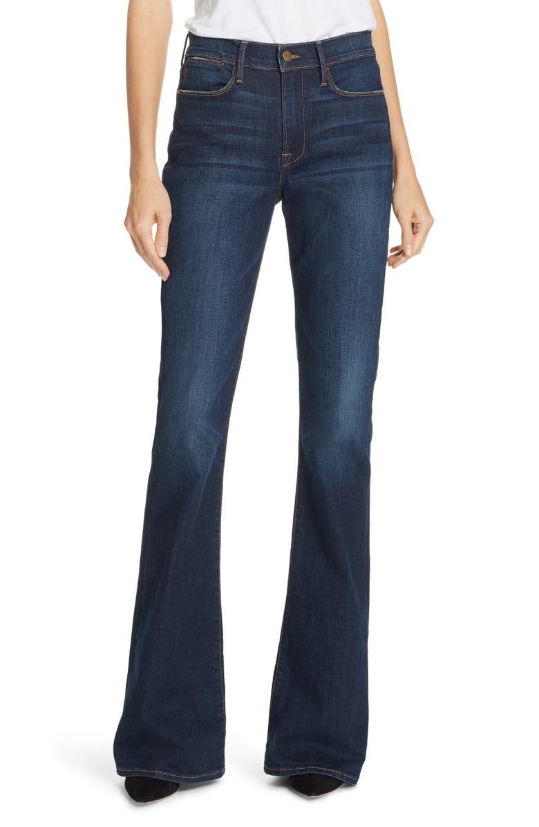 FRAME Le High Flare Jeans, Main, color,